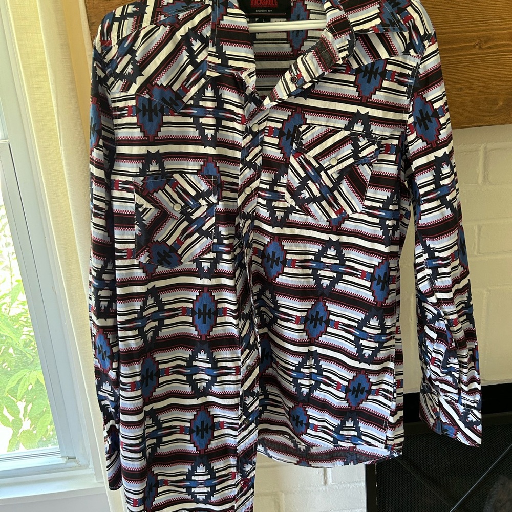 Pearl snap shirt